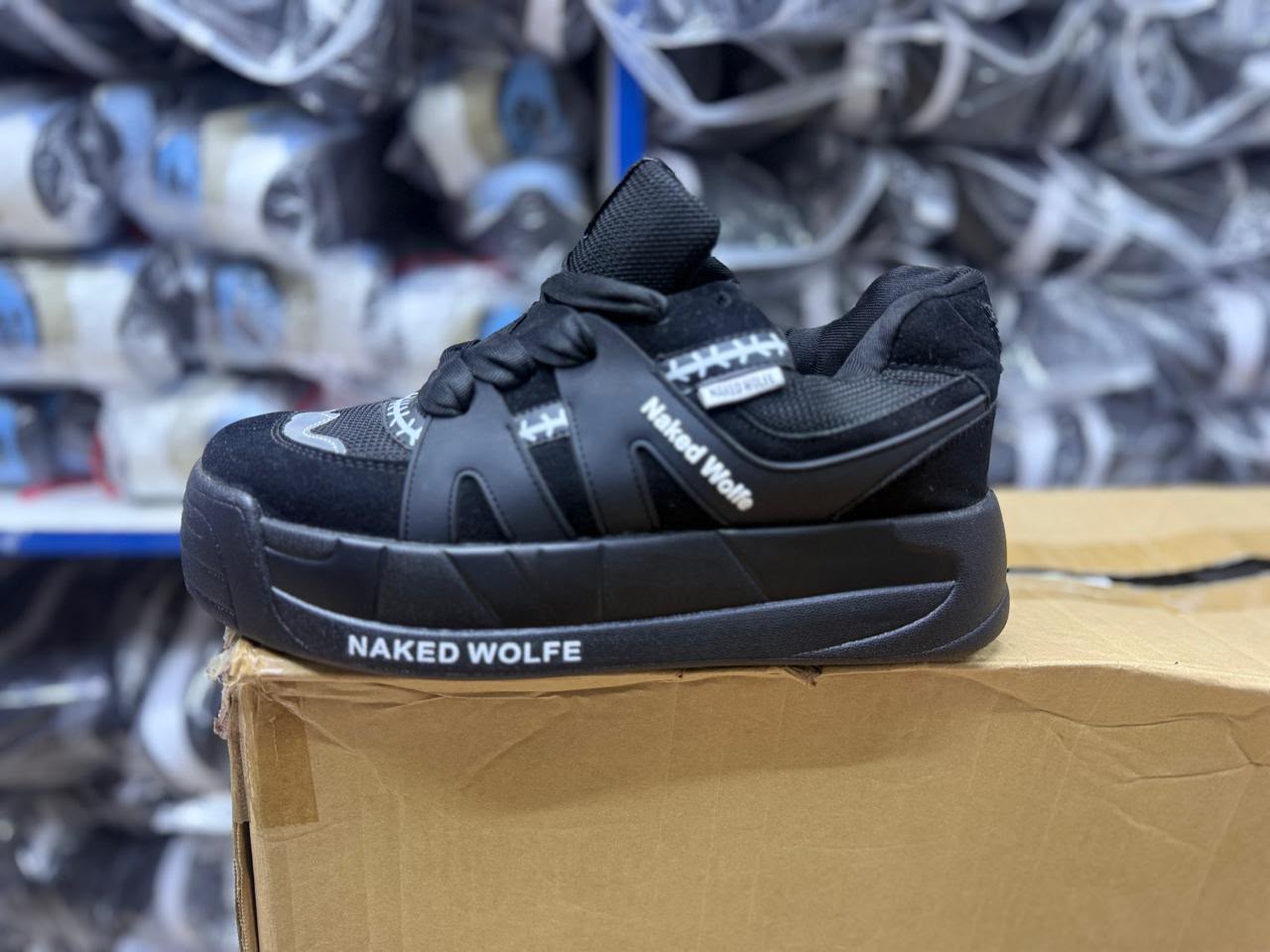 Naked Wolfe Black Casual Sneaker